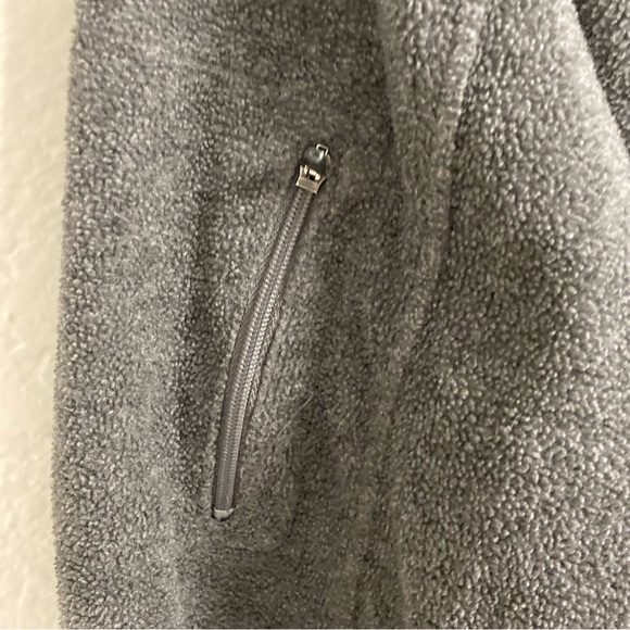 Champion Elite Gray Fleece Quarter Zip, Size L - Picture 5 of 5